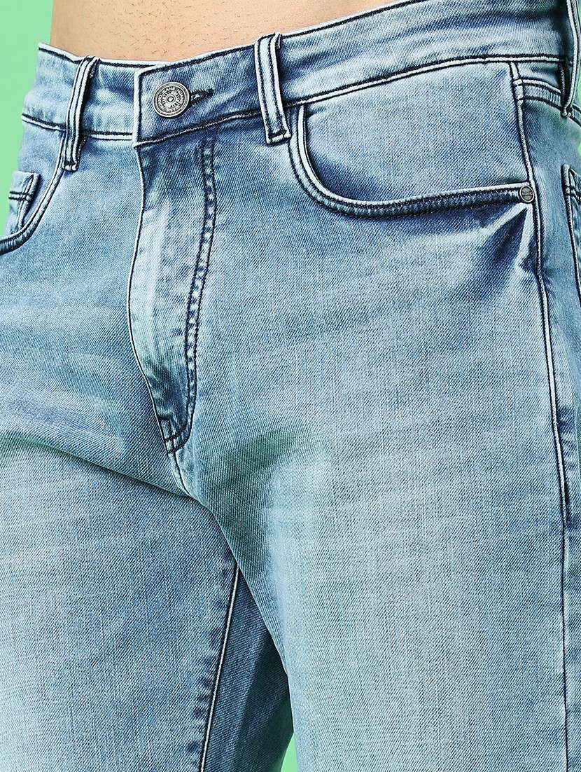 men washed mid rise full length relaxed fit jeans - 22247860 -  Standard Image - 2