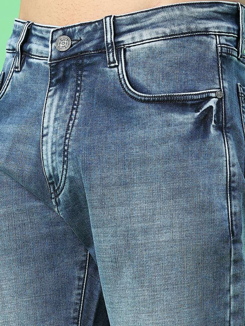 men washed mid rise full length relaxed fit jeans - 22247863 -  Standard Image - 2