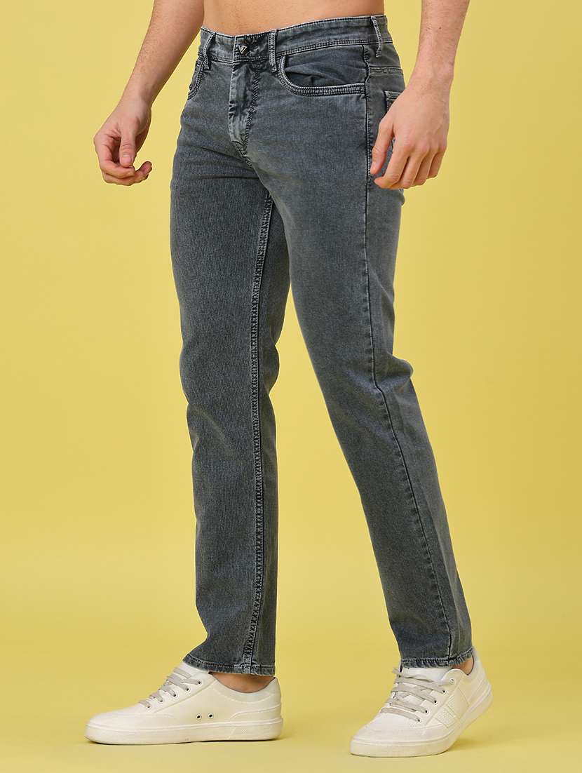 men solid mid rise slim jean - 22248407 -  Standard Image - 2