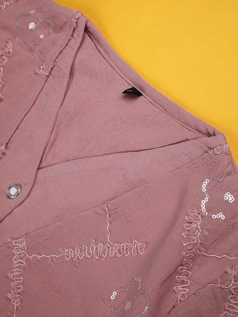 girls self designed puff sleeve top - 22248415 -  Standard Image - 2