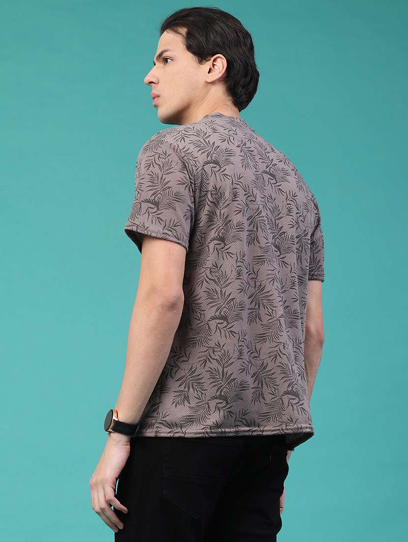 men printed short sleeve regular fit t-shirt - 22248525 -  Standard Image - 2