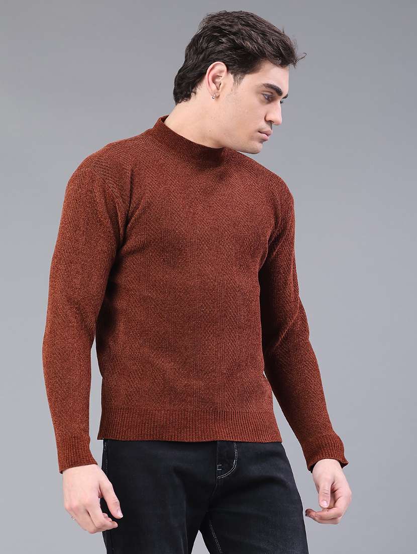 men self design long sleeve regular fit pullover  - 22248634 -  Standard Image - 2