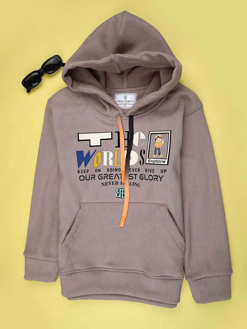 boys printed long sleeve sweatshirt