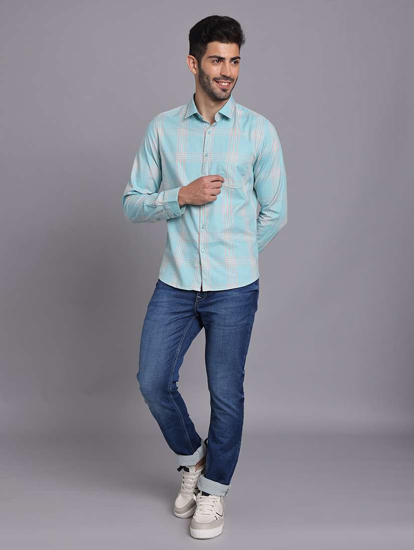 men collared long sleeve regular fit shirt - 22248877 -  Standard Image - 7