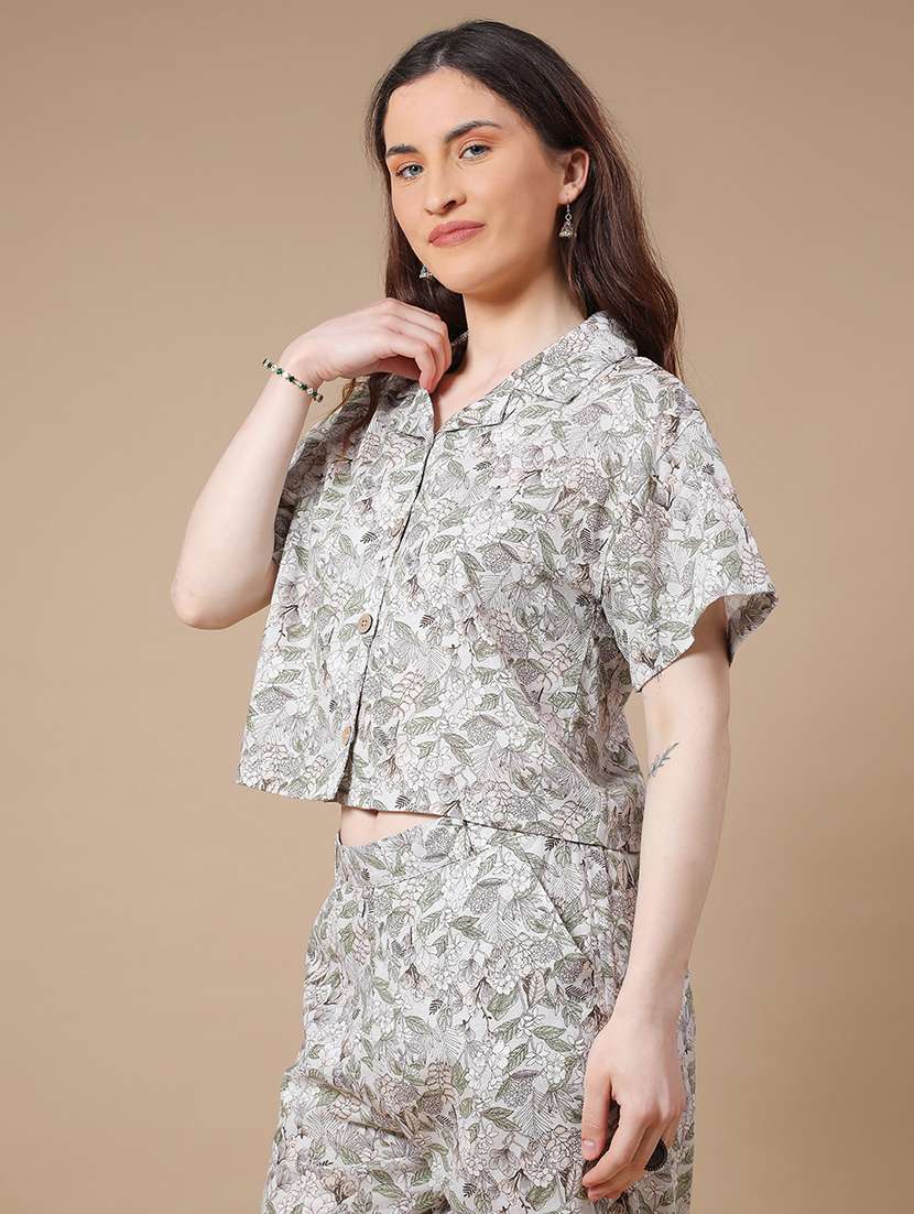 off white cotton regular shirt - 22248881 -  Standard Image - 2