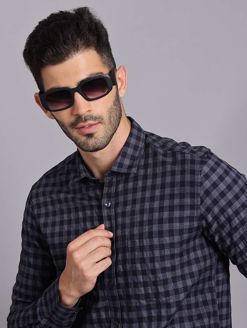 men collared long sleeve regular fit shirt - 22248886 -  Standard Image - 2