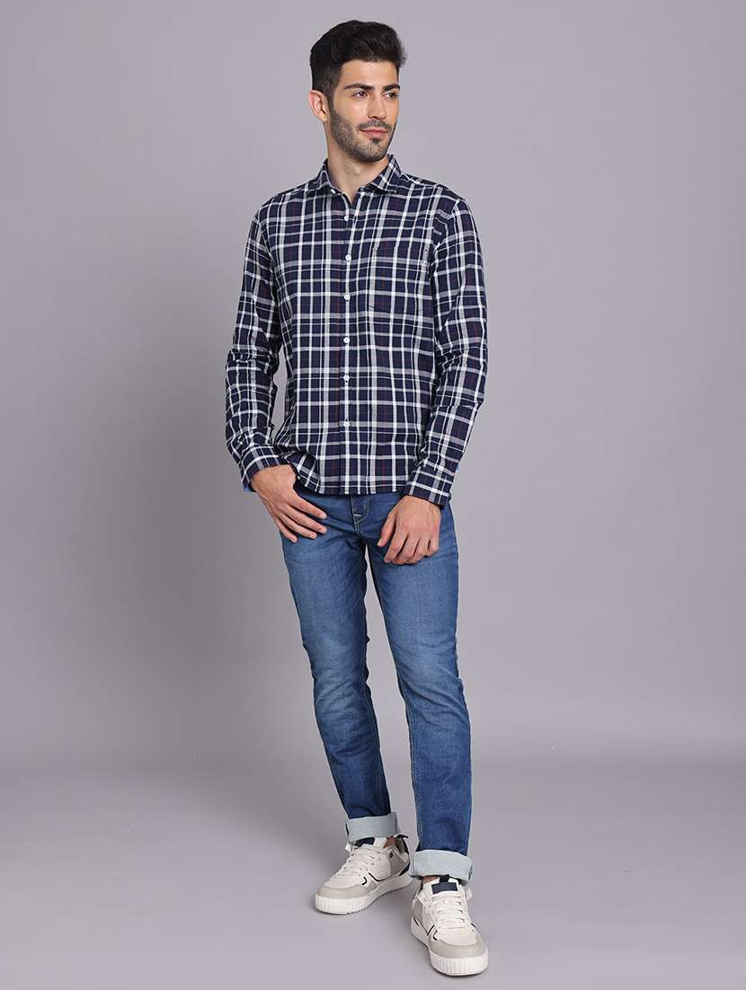 men collared long sleeve regular fit shirt - 22248891 -  Standard Image - 7