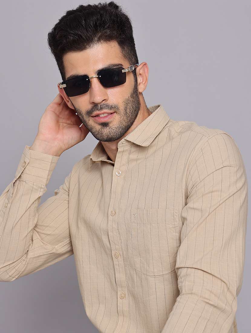 men collared long sleeve regular fit shirt - 22248894 -  Standard Image - 2