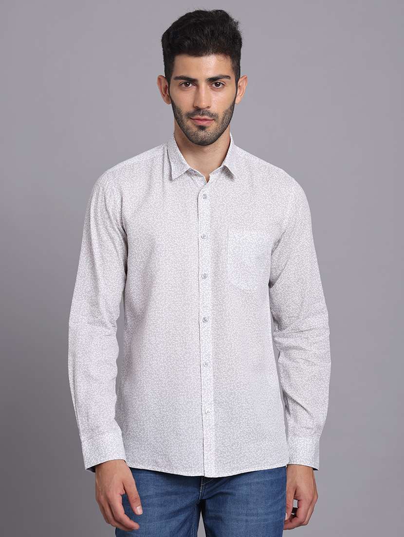 men collared long sleeve regular fit shirt - 22248901 -  Standard Image - 2