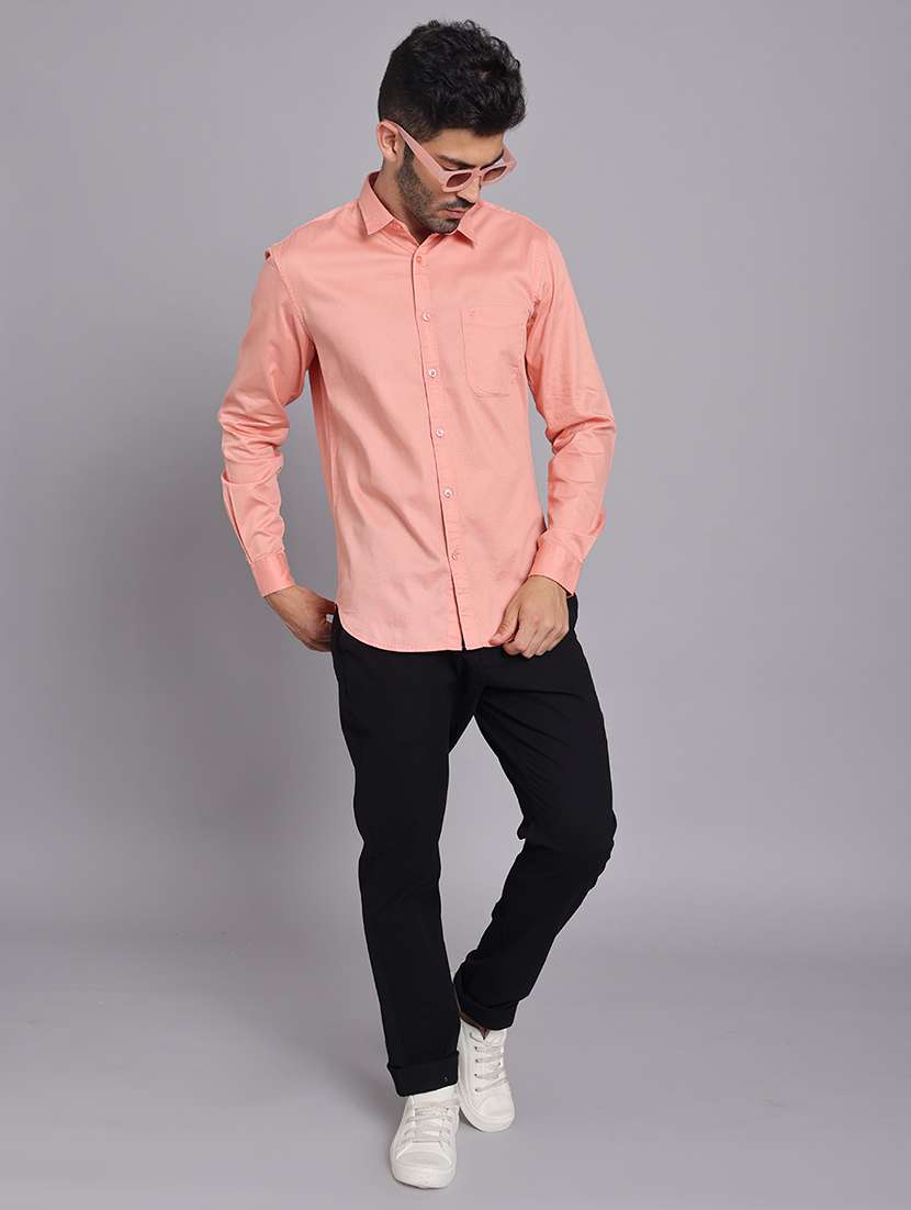men collared long sleeve regular fit shirt - 22248910 -  Standard Image - 7