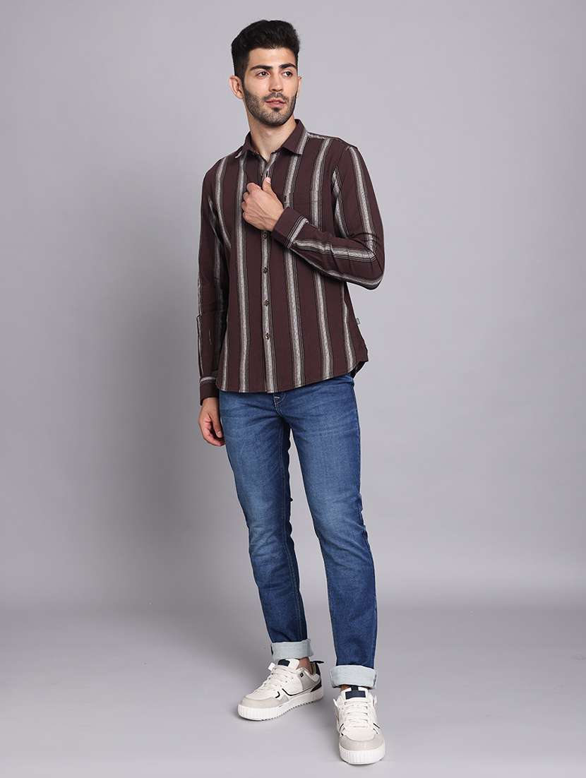 men solid mid rise slim fit jeans - 22248925 -  Standard Image - 7