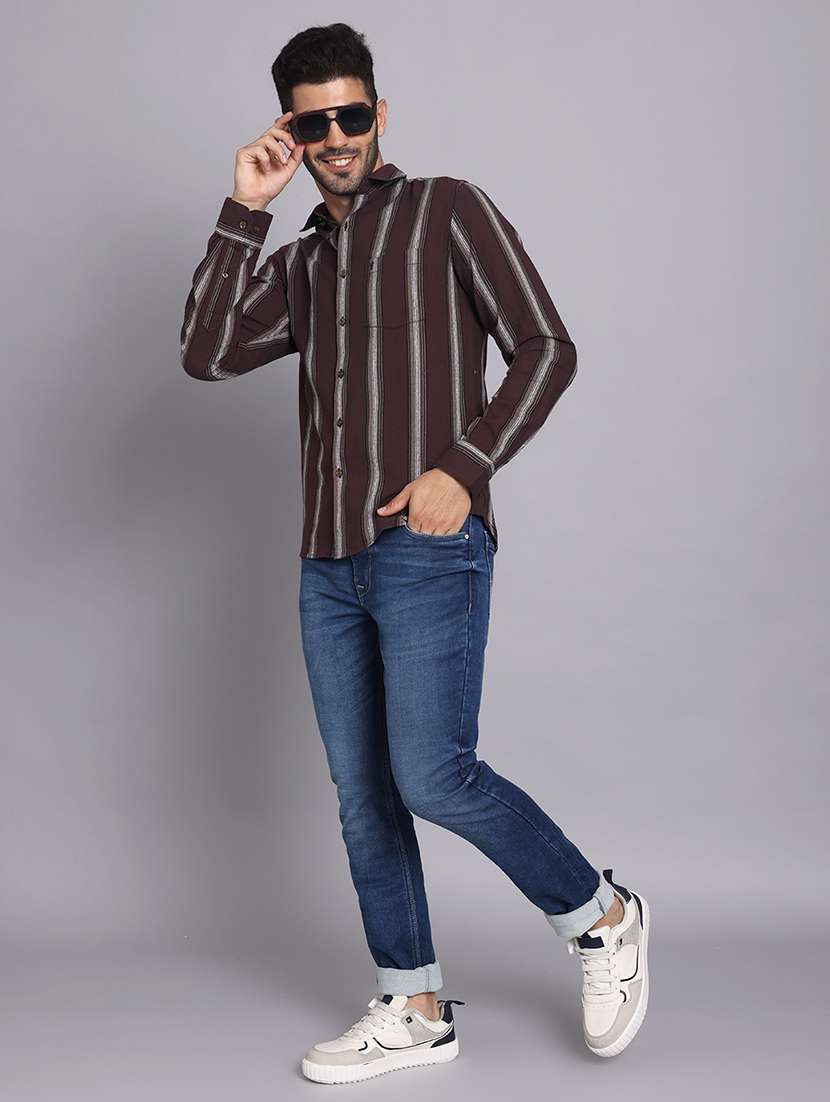 men solid mid rise slim fit jeans - 22248928 -  Standard Image - 7