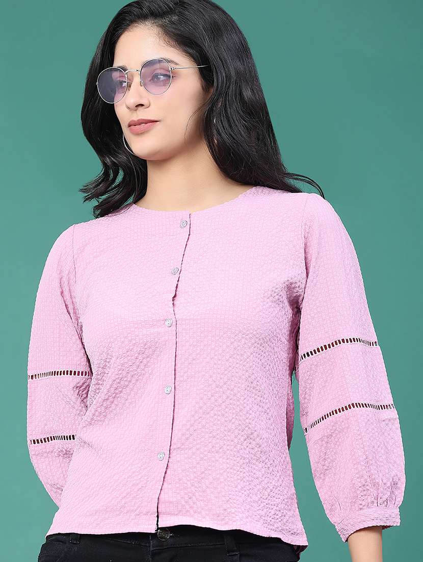 women self designed puff sleeve top