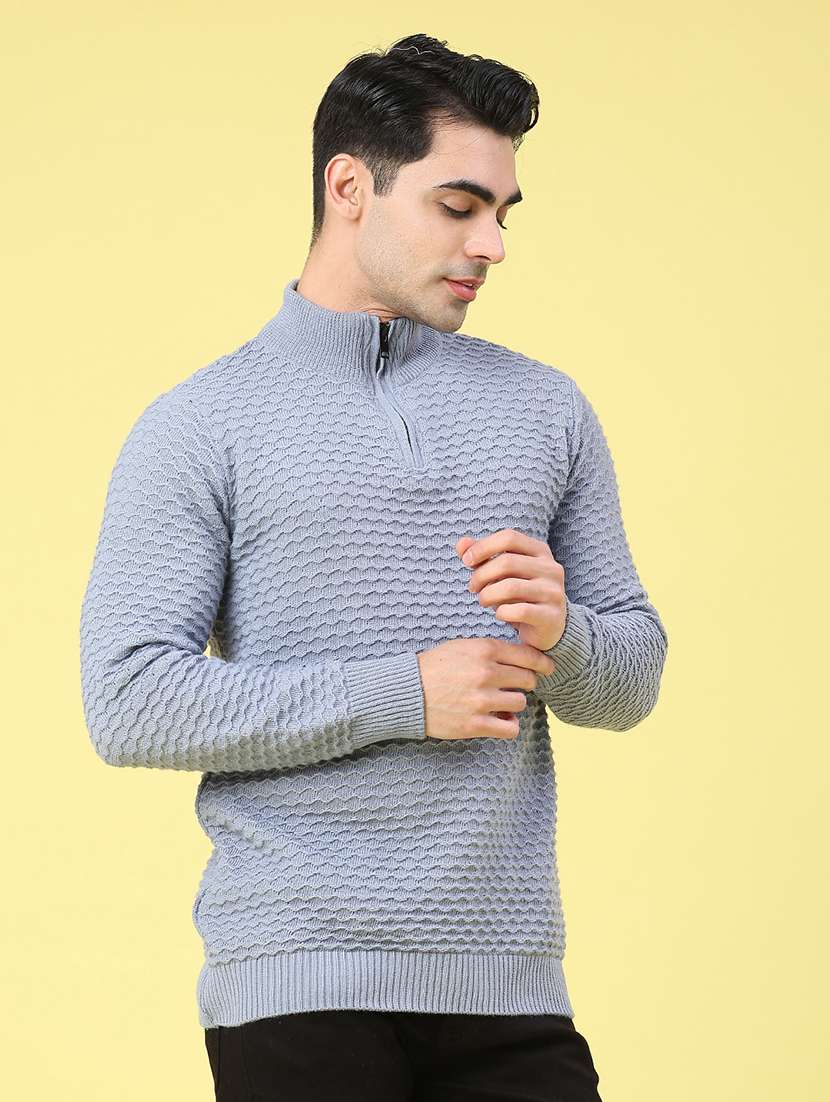 men self design long sleeve regular fit pullover  - 22249488 -  Standard Image - 2