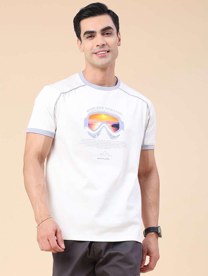 men printed raglan sleeve regular fit t-shirt - 22249537 -  Standard Image - 2