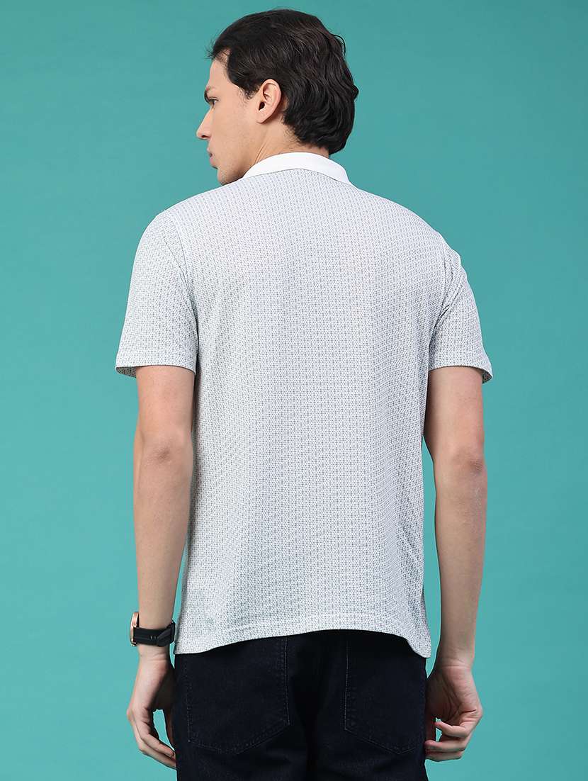 men printed short sleeve regular fit polo t-shirt - 22249606 -  Standard Image - 2