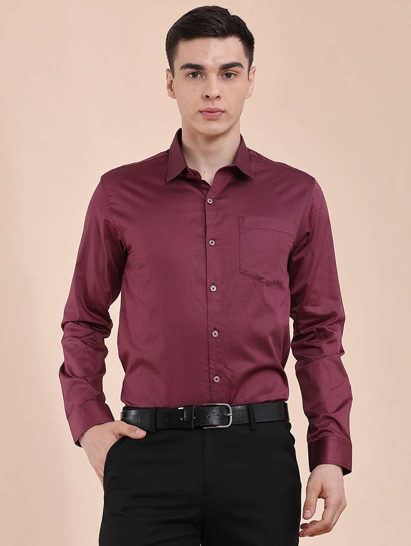 men solid long sleeves formal shirt - 22249791 -  Standard Image - 2