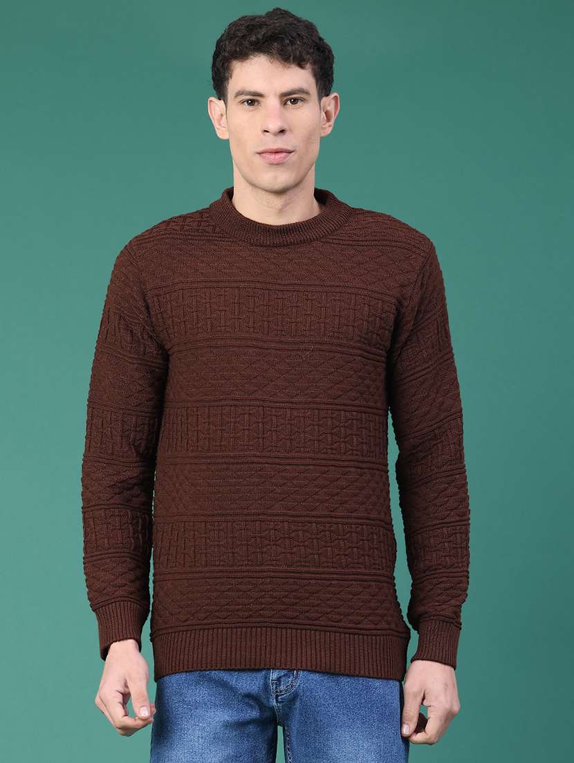 men self designed long sleeve pullover - 22249802 -  Standard Image - 2