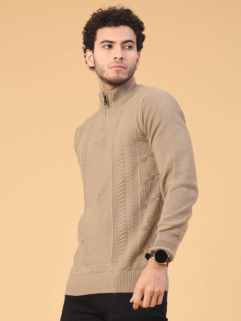 men self design long sleeve regular fit pullover  - 22250978 -  Standard Image - 2