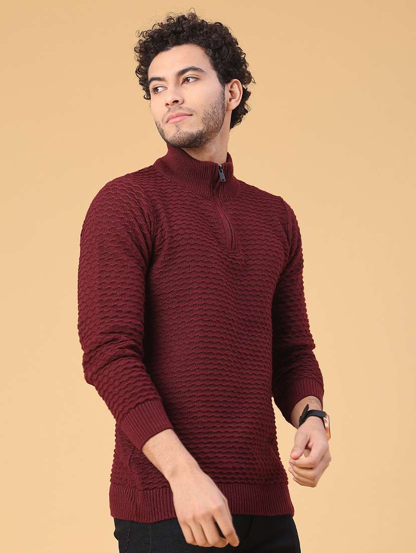 men self design long sleeve regular fit pullover  - 22250994 -  Standard Image - 2