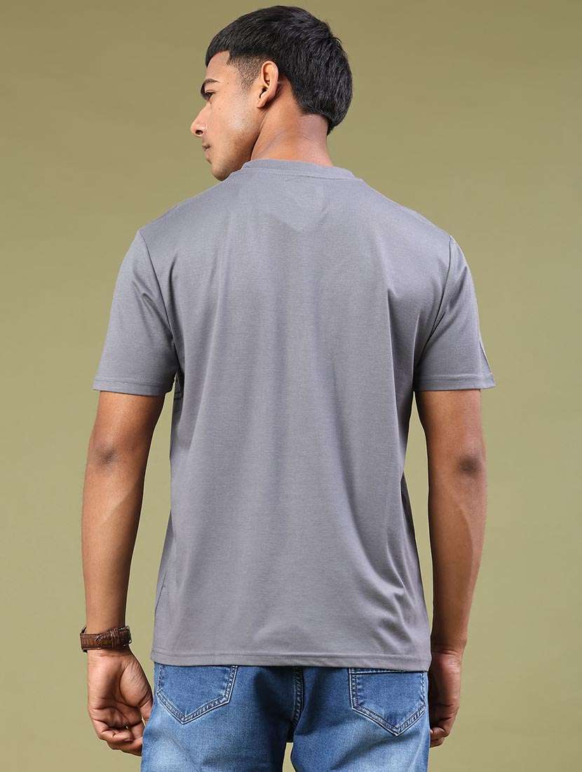 men typographic short sleeve regular fit t-shirt - 22251010 -  Standard Image - 2