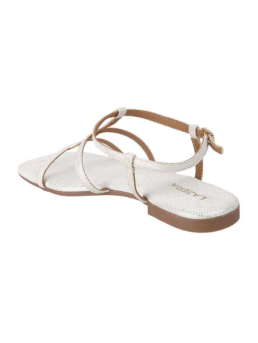 women solid back strap flat sandal - 22251753 -  Standard Image - 2