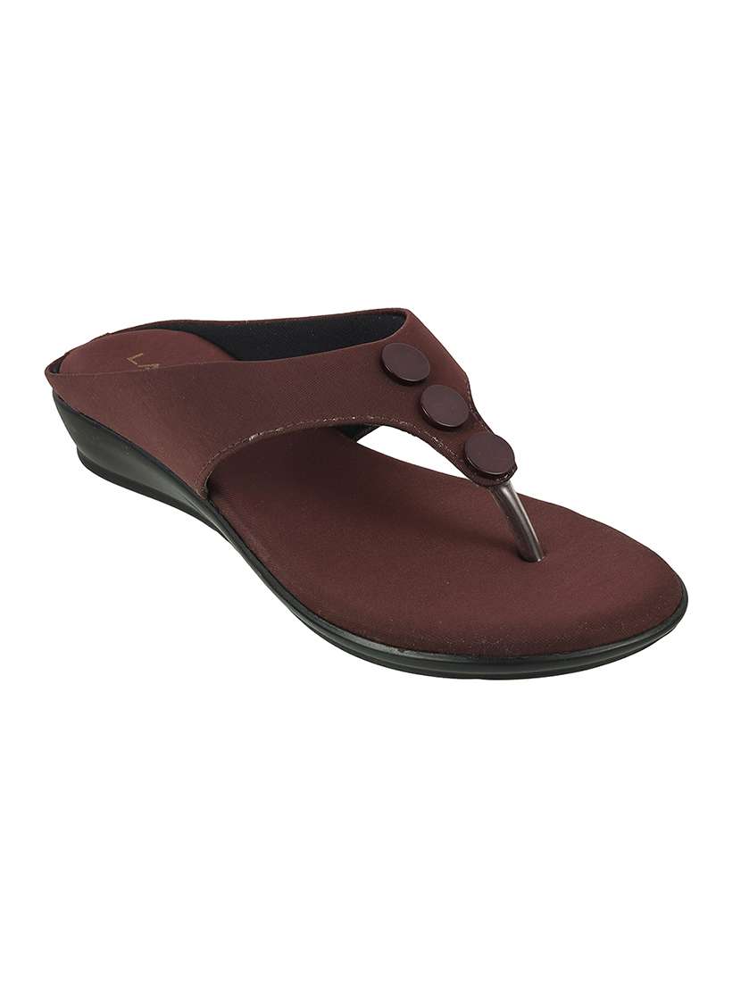 women solid slip on wedge - 22251774 -  Standard Image - 2