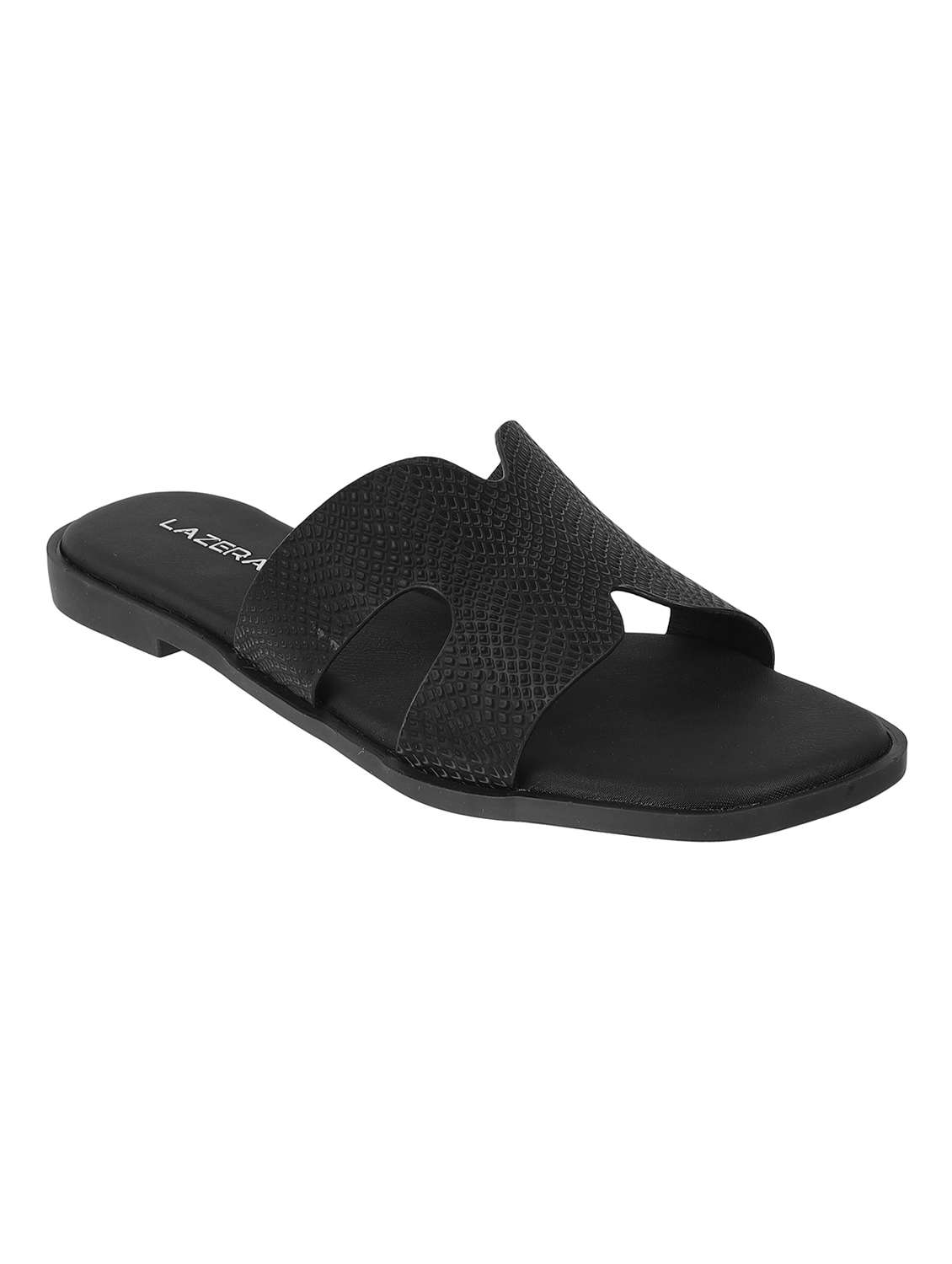 women solid slip on flat sandal - 22251796 -  Standard Image - 2