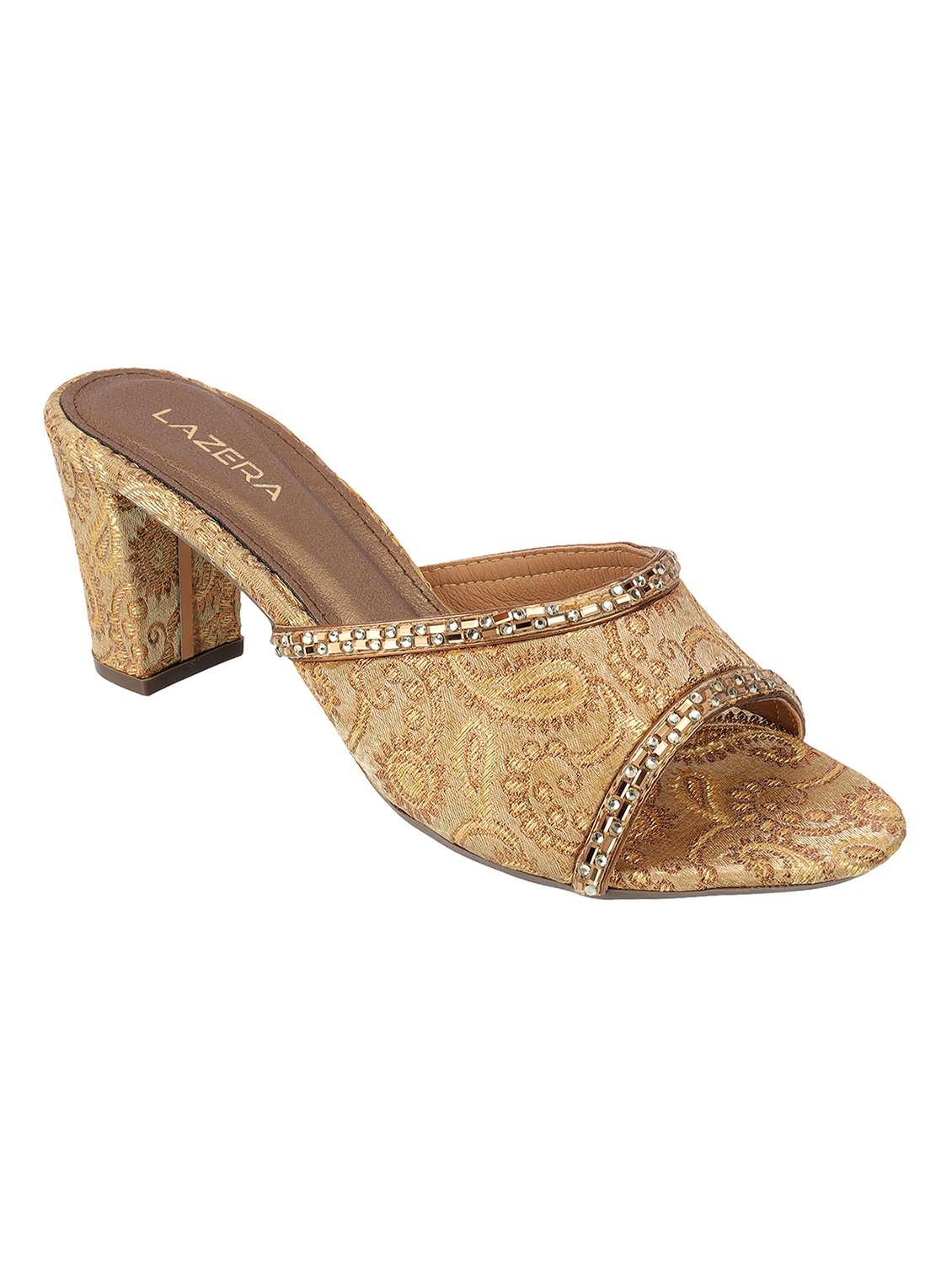 women slip on block heel sandal - 22251934 -  Standard Image - 2