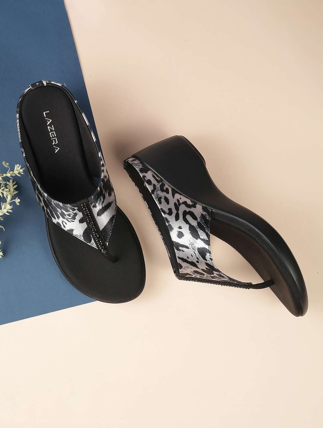 women slip on platform wedges