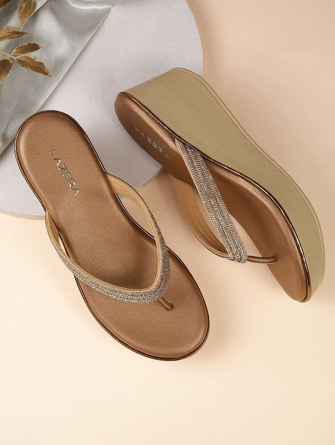 women slip on platform wedges