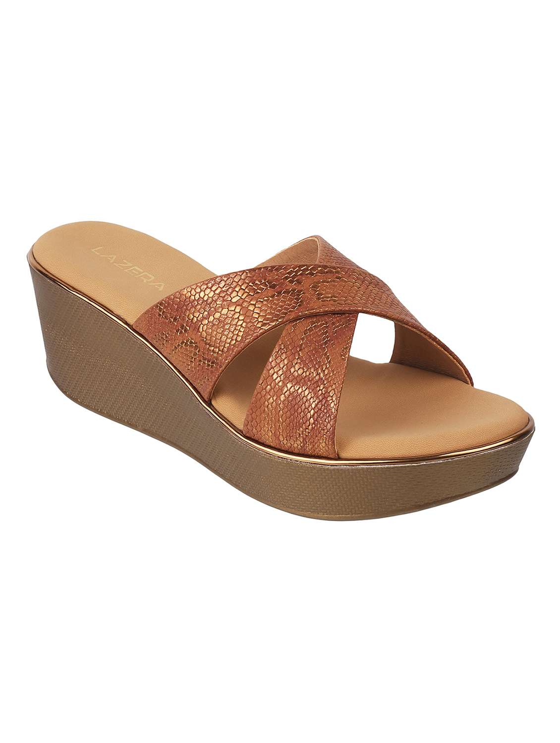 women slip on platform wedges