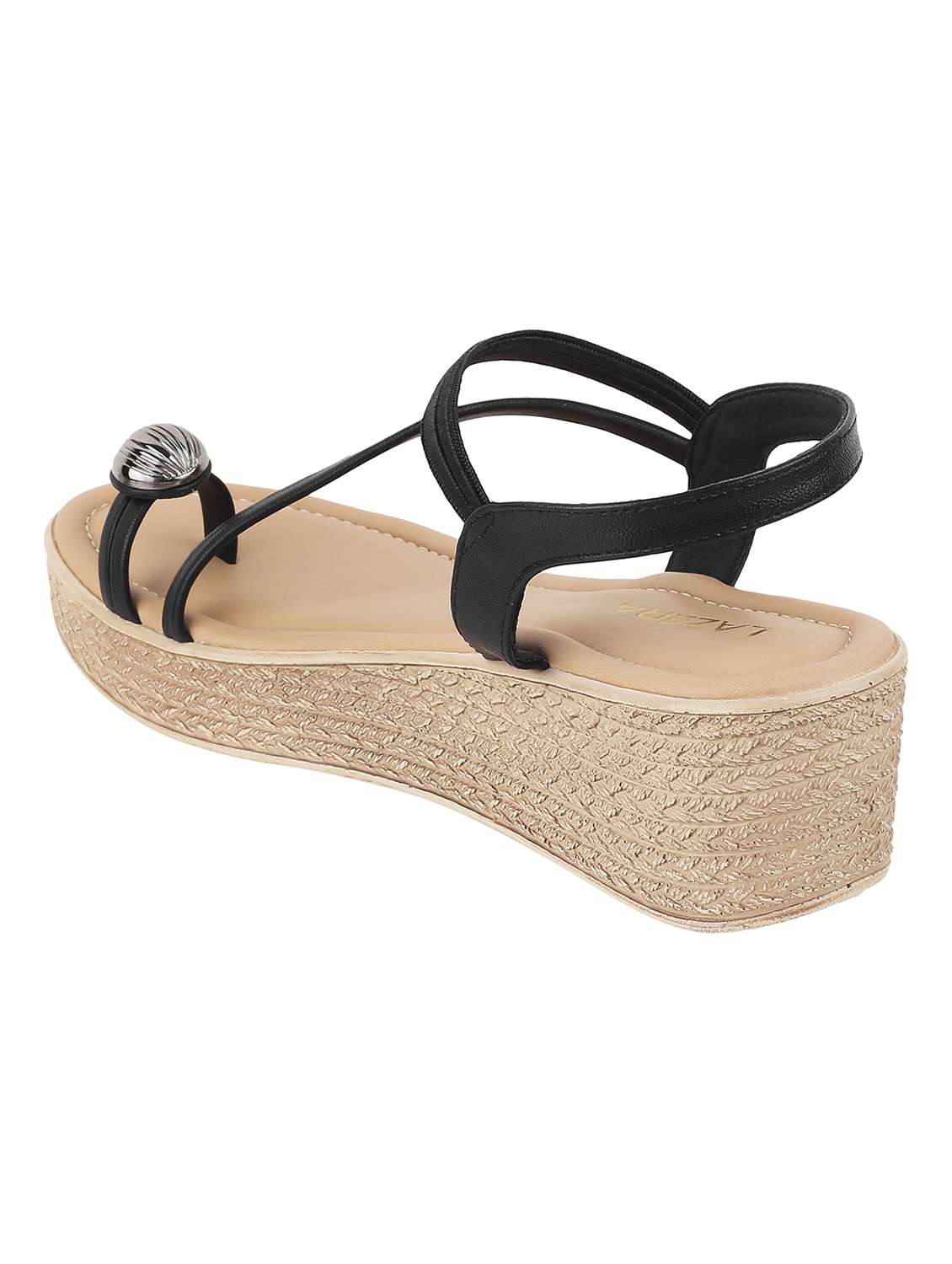 women solid back strapl wedge - 22251961 -  Standard Image - 2