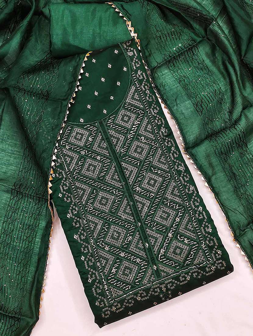 women self design embroidered unstitched suit set - 22252042 -  Standard Image - 2