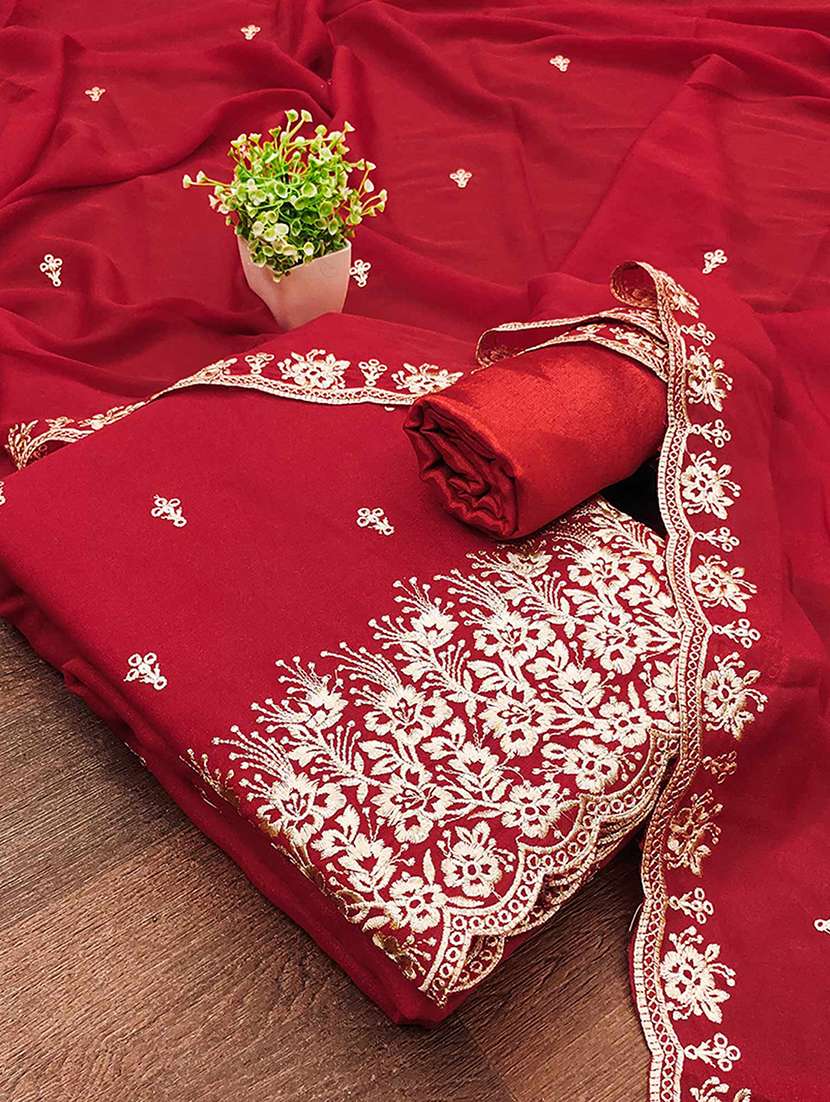 women solid with work unstitched suit set - 22252116 -  Standard Image - 2