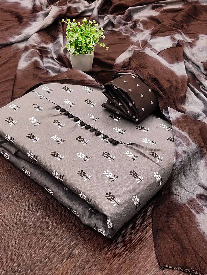 women floral unstitched suit set - 22252151 -  Standard Image - 2