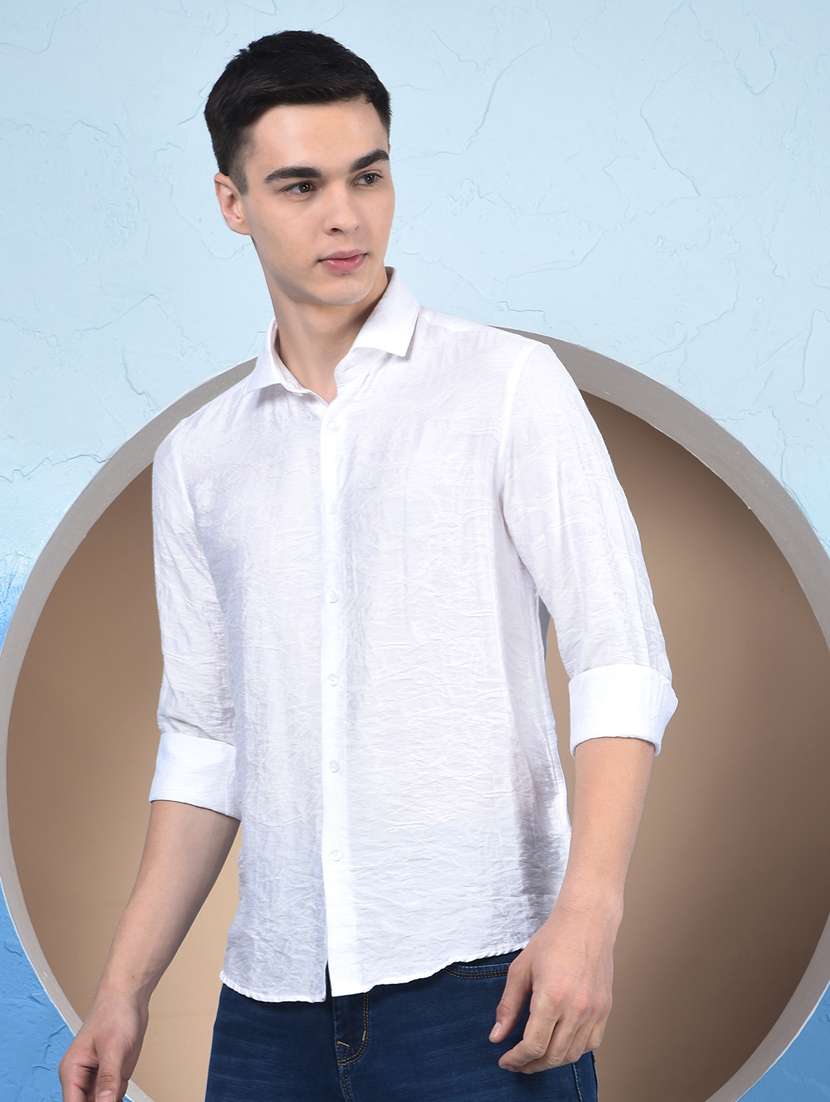 men collared long sleeve casual shirt - 22253179 -  Standard Image - 2