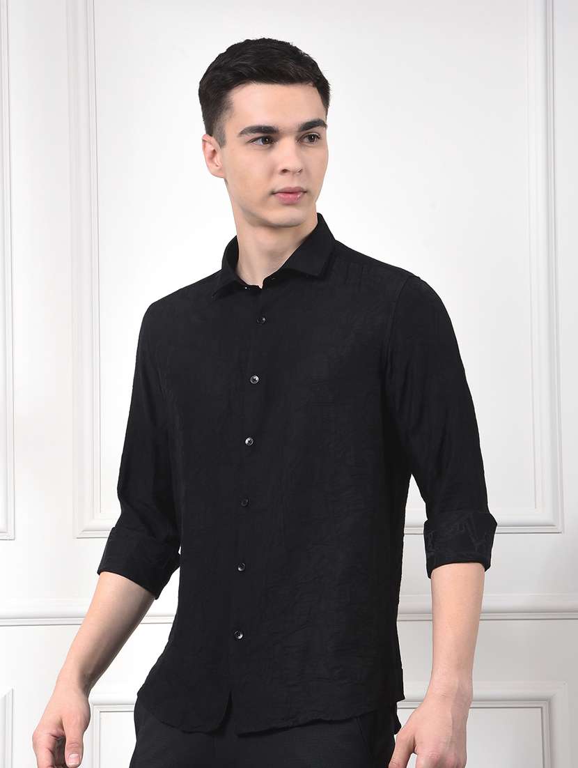 men collared long sleeve casual shirt - 22253181 -  Standard Image - 2