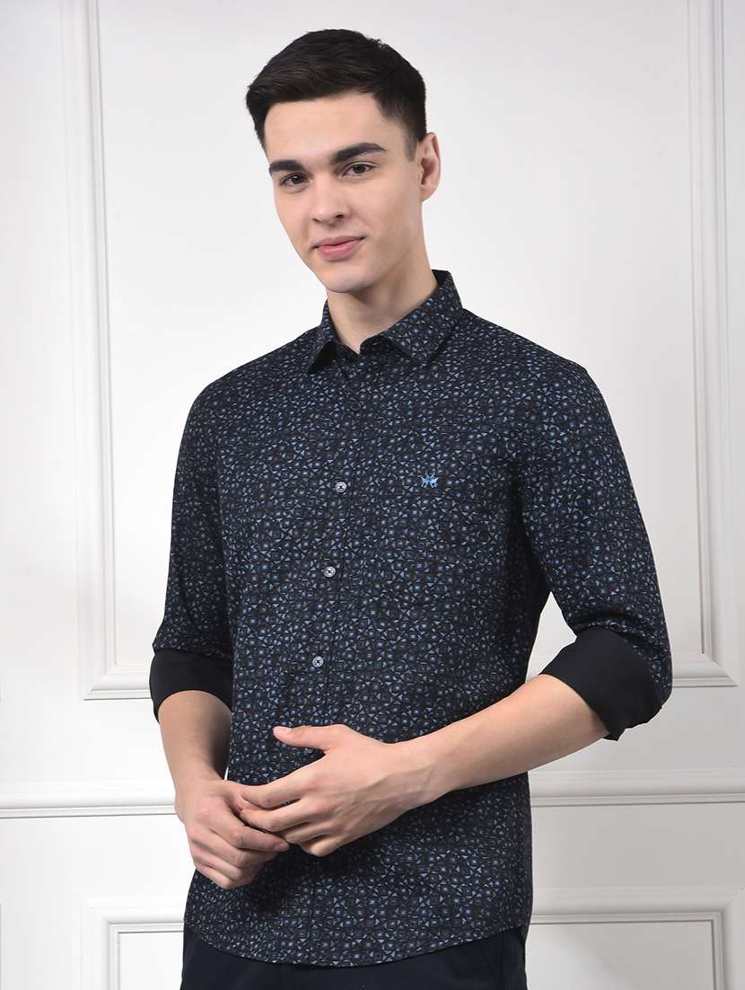 men collared long sleeve casual shirt - 22253194 -  Standard Image - 2