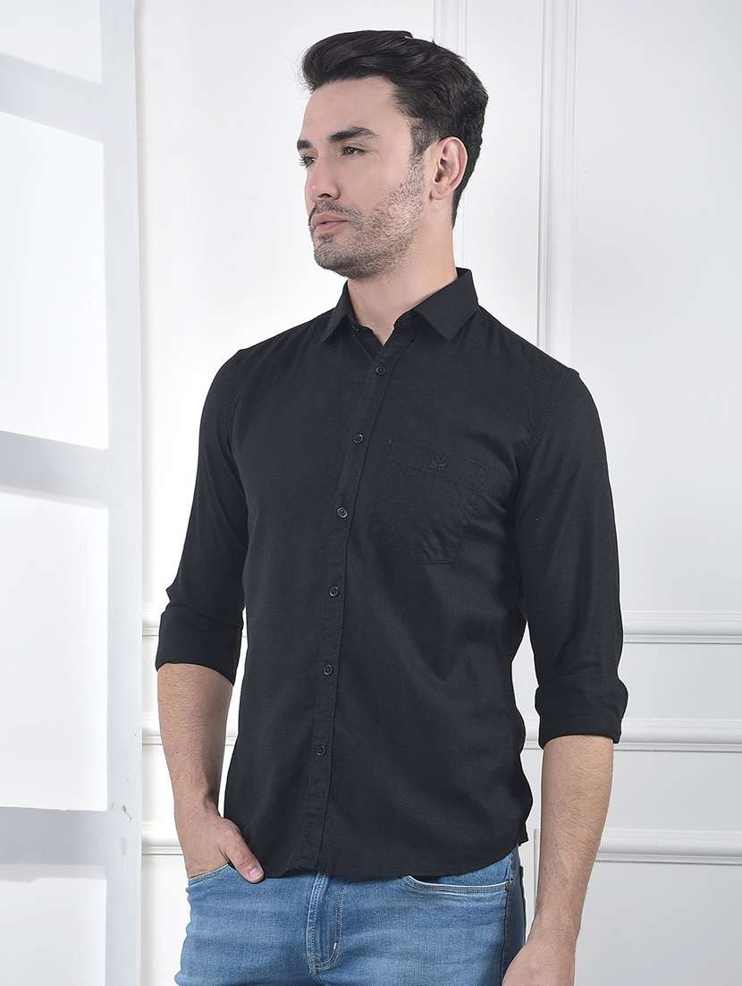 men collared long sleeve casual shirt - 22253243 -  Standard Image - 2