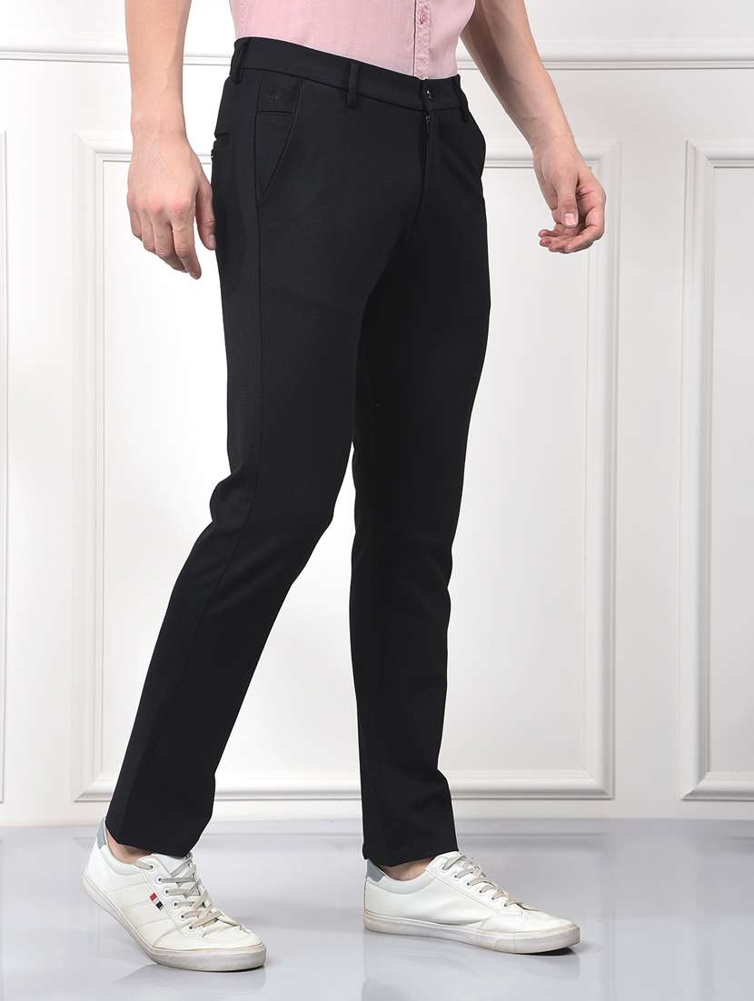 men solid mid rise slim fit chinos  - 22253269 -  Standard Image - 2