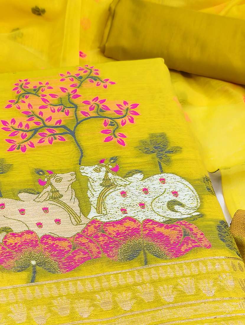 women self design unstitched suit set - 22253450 -  Standard Image - 2