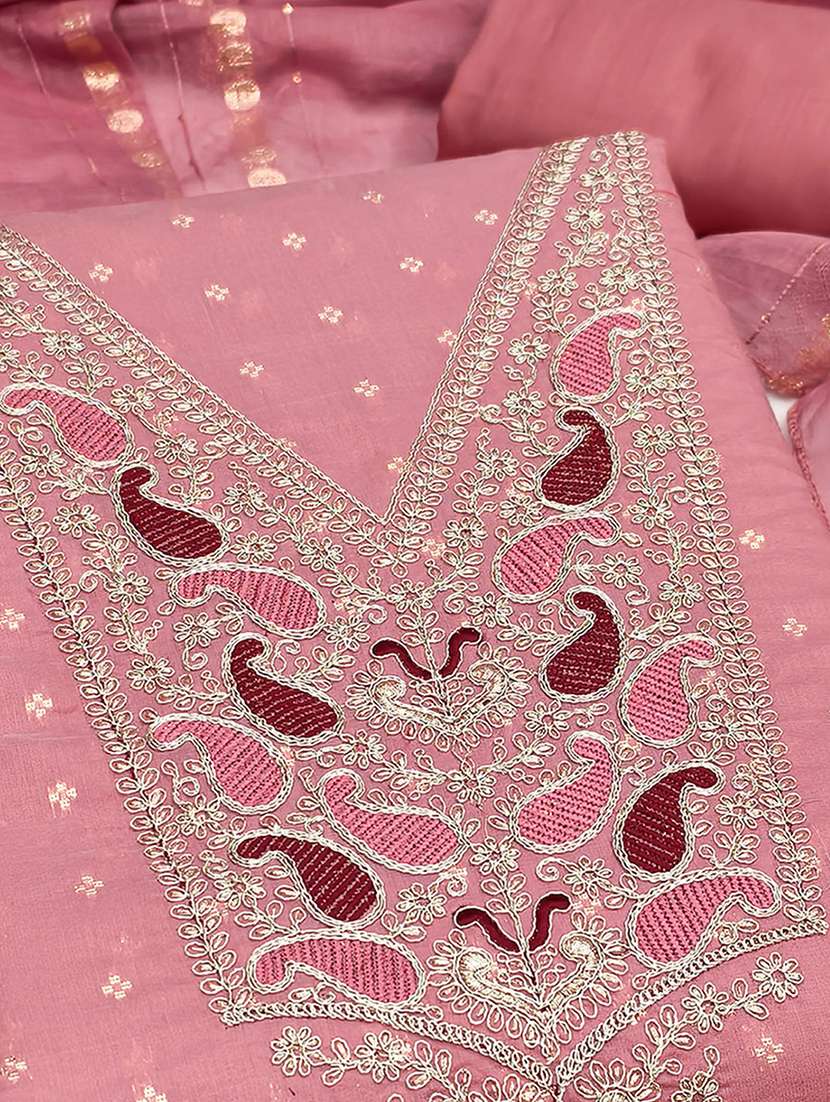 Women Self Design Unstitched Suit Set - 22253478 -  Standard Image - 2