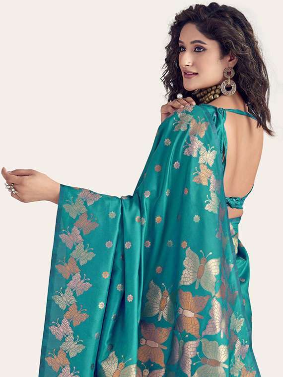 women self design banarasi saree with blouse - 22253508 -  Standard Image - 2