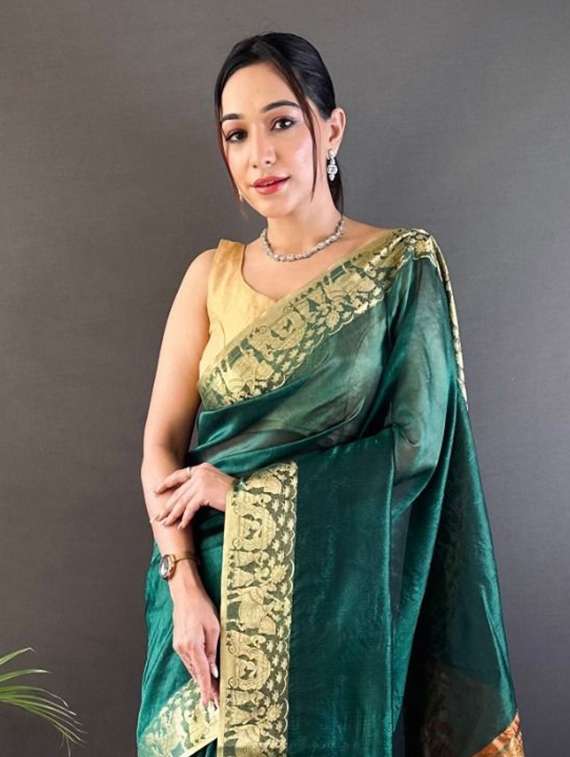 women self design bordered saree with blouse - 22253528 -  Standard Image - 2