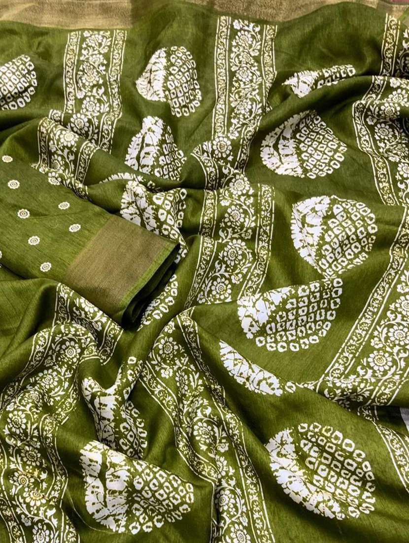 women printed casual wear saree with blouse - 22253549 -  Standard Image - 2