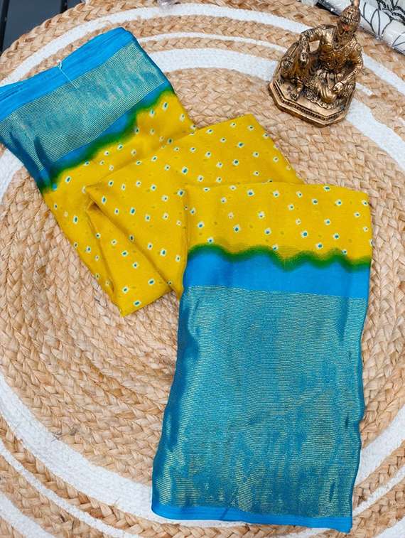 women printed bordered saree with blouse - 22253552 -  Standard Image - 2