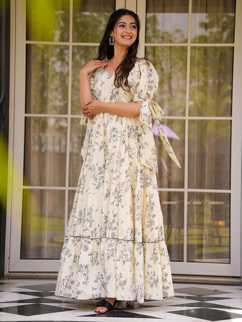 women floral sweetheart neck tiered maxi dress - 22253553 -  Standard Image - 2