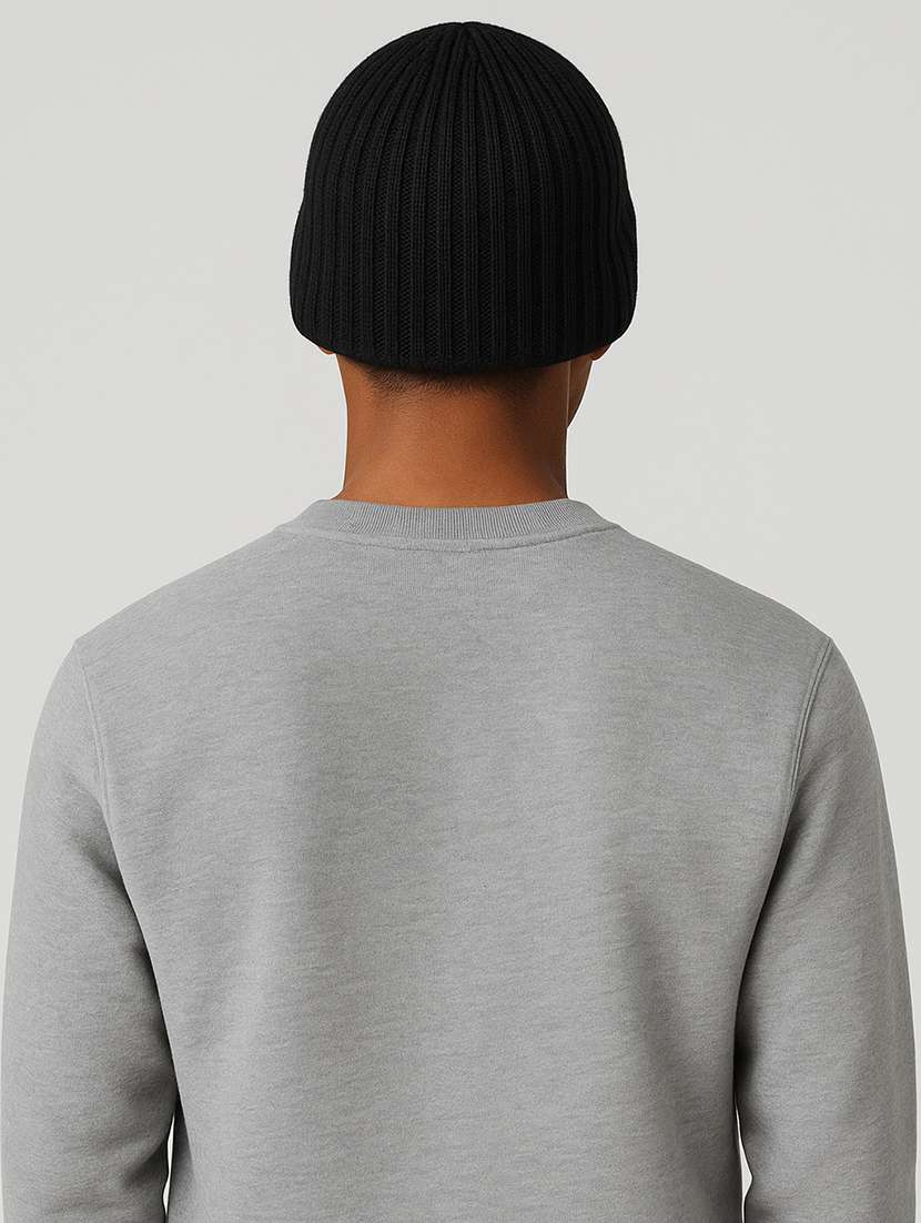 men solid ribbed knit winter beanie  - 22253645 -  Standard Image - 2