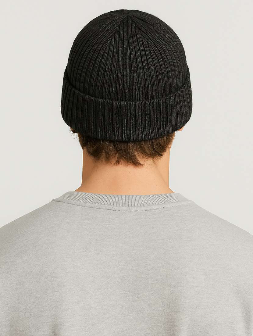 men solid ribbed knit winter beanie  - 22253649 -  Standard Image - 2